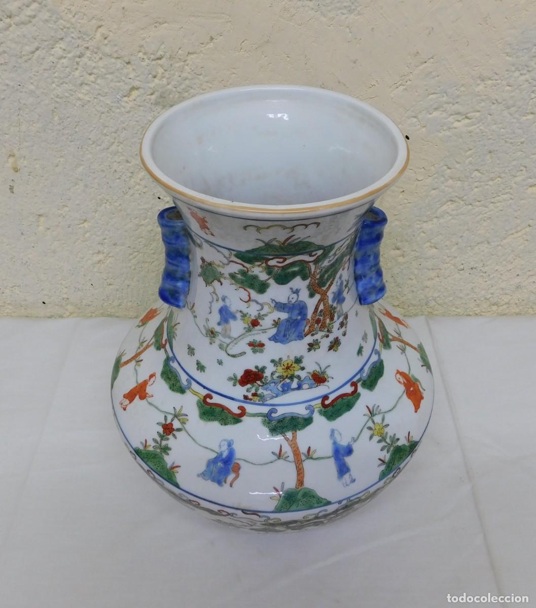 Antig&uuml;edades: JARRON DE PORCELANA CHINA - Foto 2