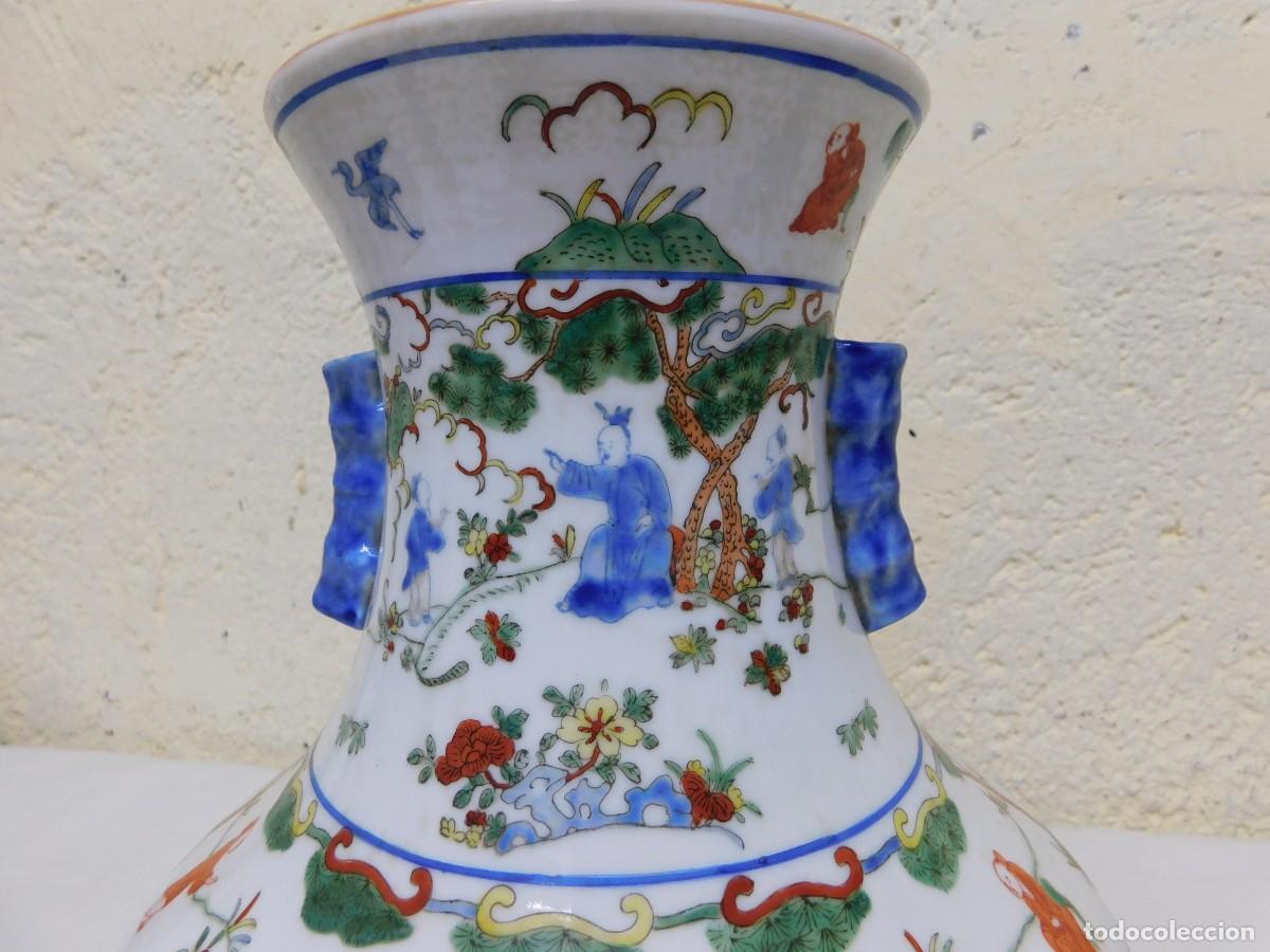 Antig&uuml;edades: JARRON DE PORCELANA CHINA - Foto 6