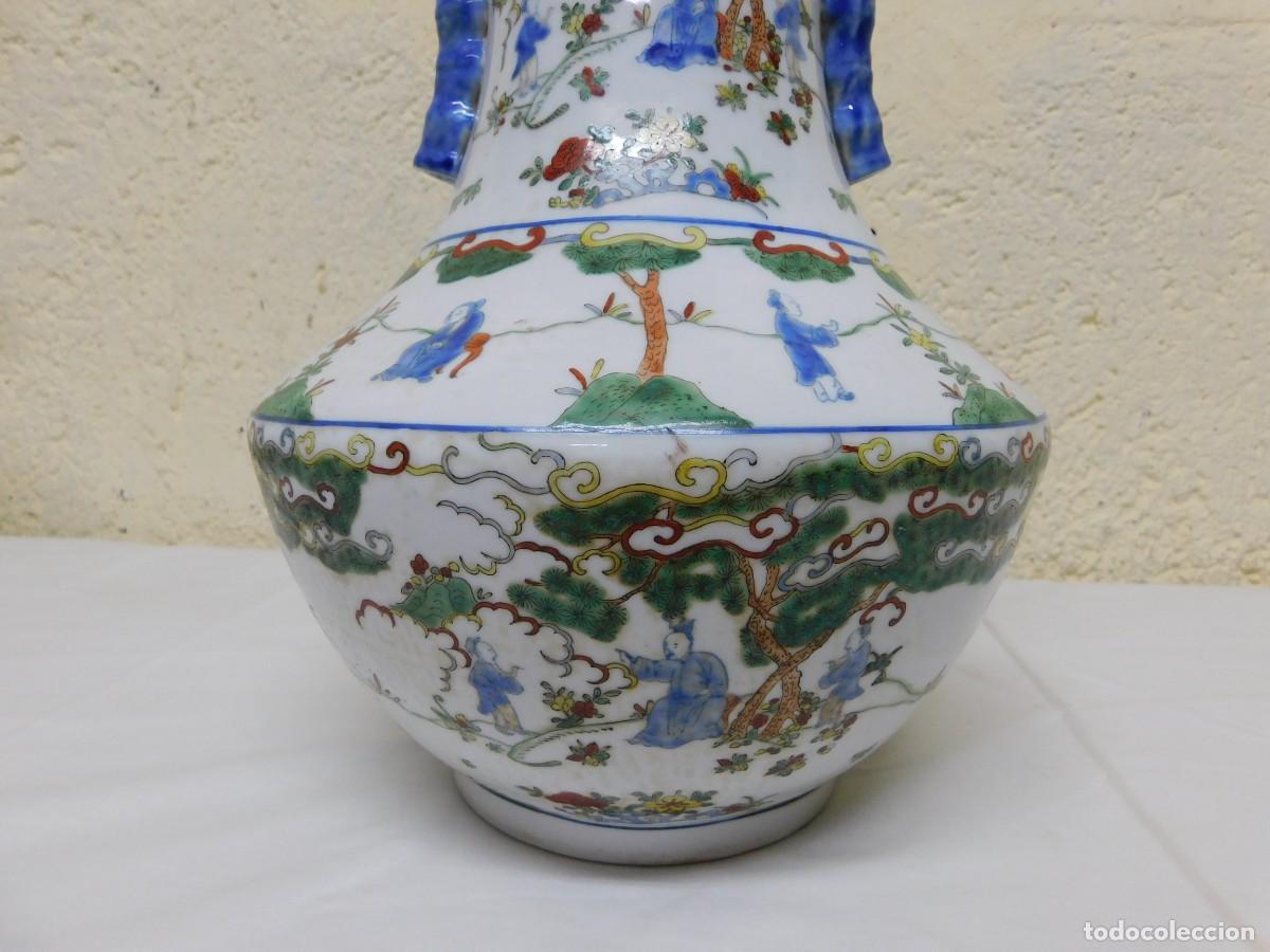 Antig&uuml;edades: JARRON DE PORCELANA CHINA - Foto 7