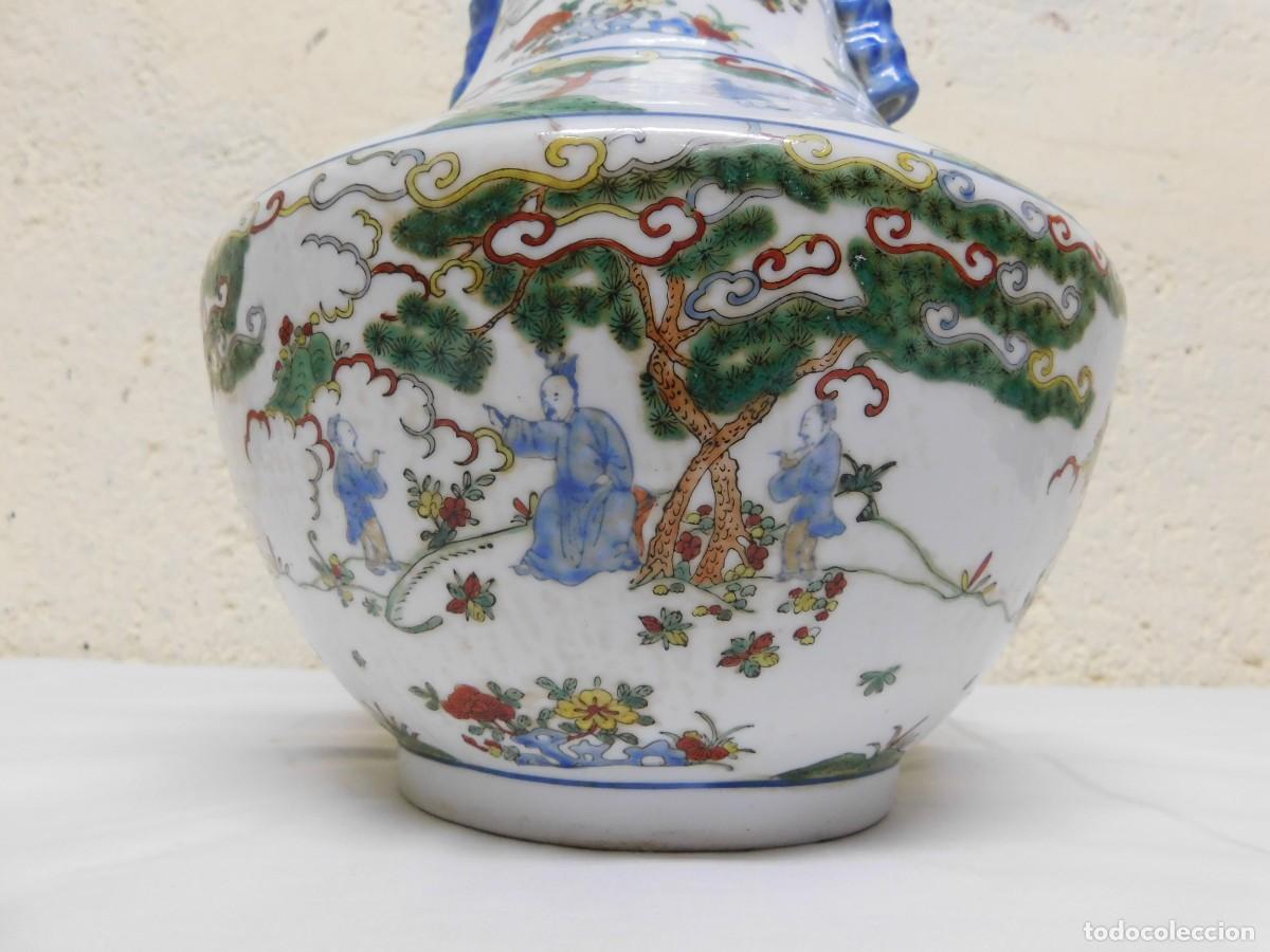 Antig&uuml;edades: JARRON DE PORCELANA CHINA - Foto 8