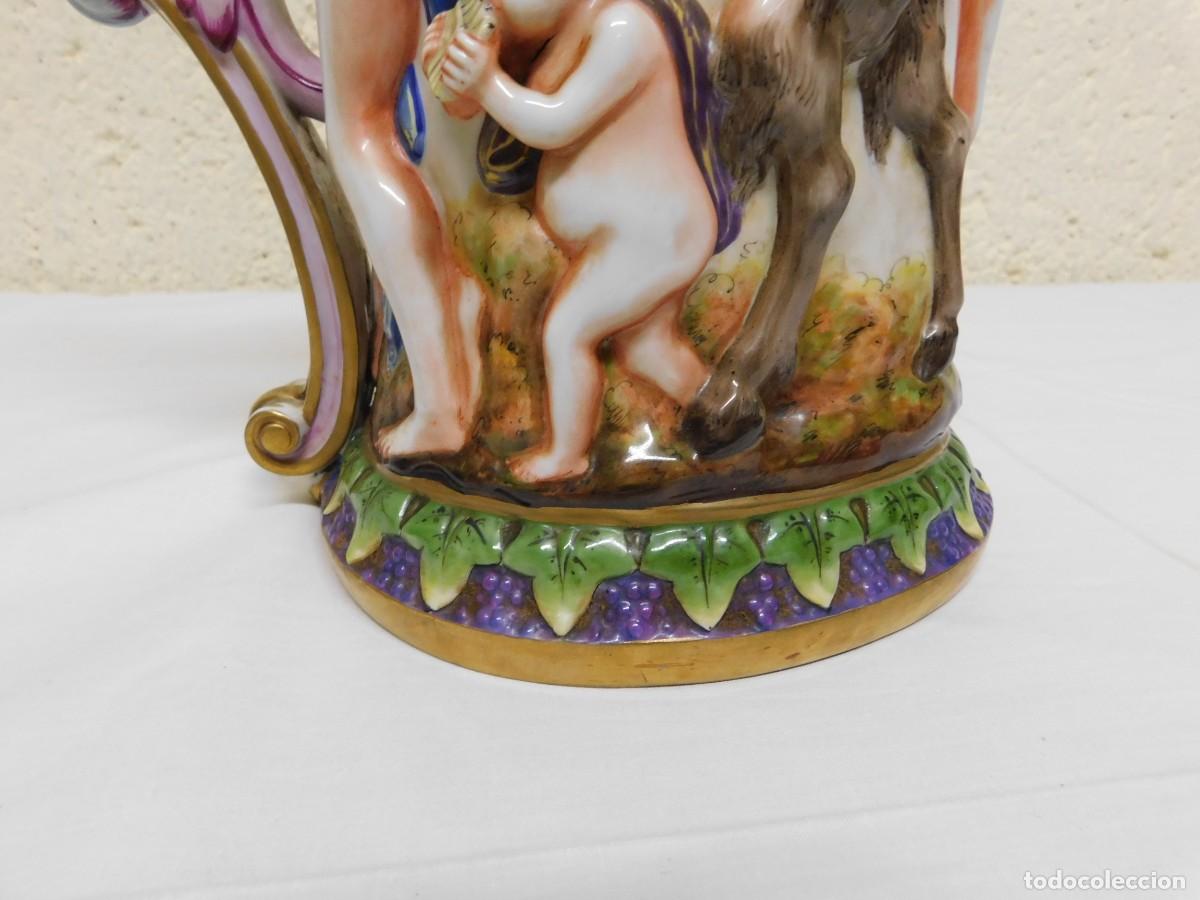 Antig&uuml;edades: JARRA DE PORCELANA CAPODIMONTE - Foto 4