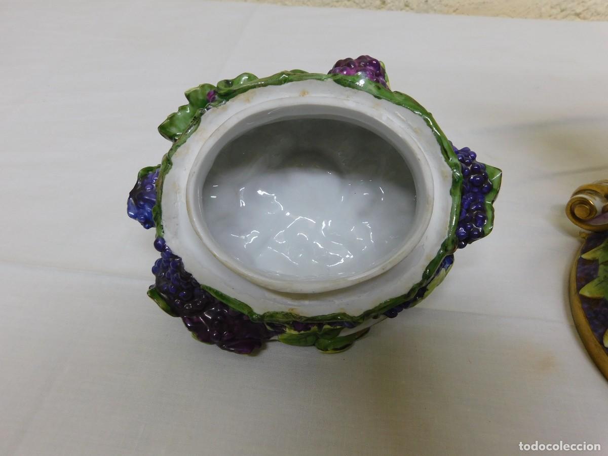 Antig&uuml;edades: JARRA DE PORCELANA CAPODIMONTE - Foto 13