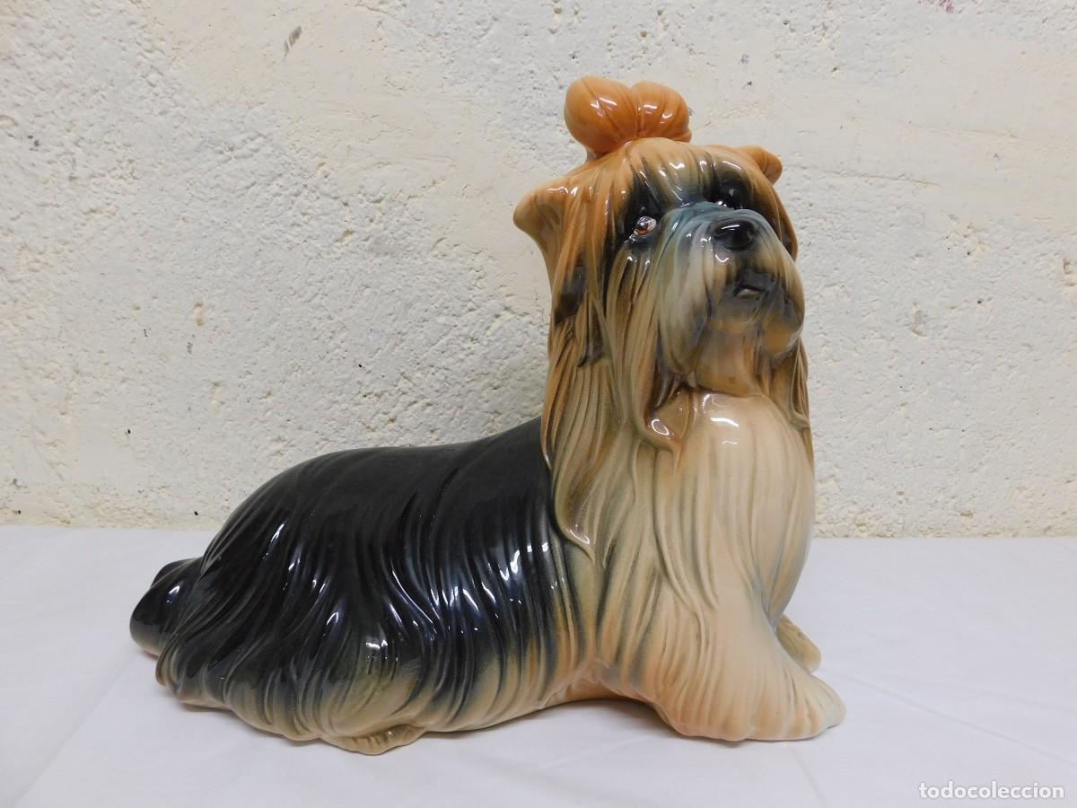 Antig&uuml;edades: PERRO DE PORCELANA HISPANIA - Foto 2