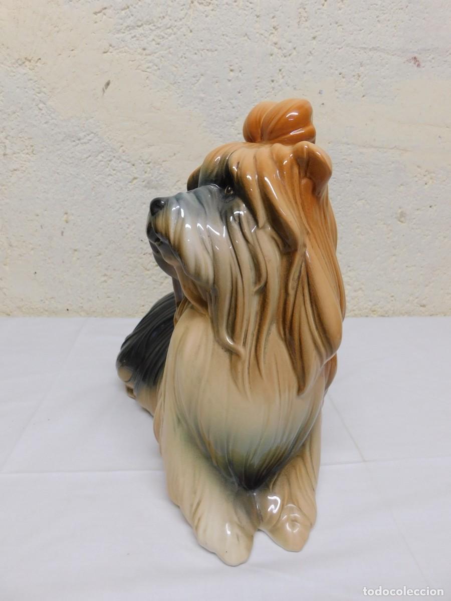 Antig&uuml;edades: PERRO DE PORCELANA HISPANIA - Foto 3