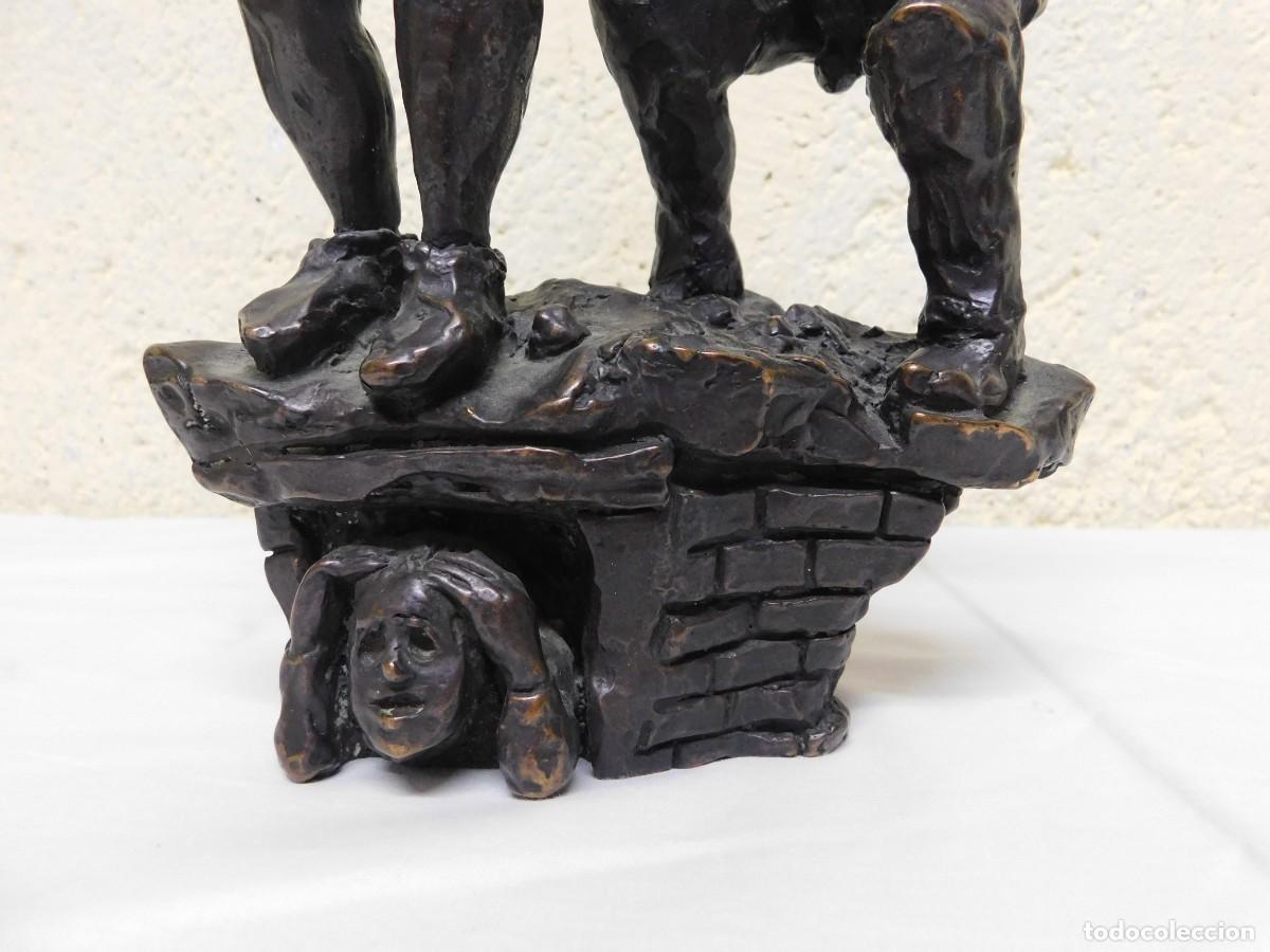 Antig&uuml;edades: ESCULTURA DE BRONCE - SIMEONI - Foto 4