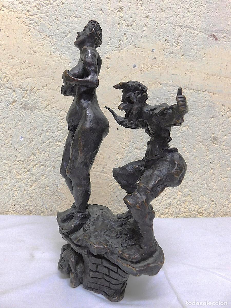 Antig&uuml;edades: ESCULTURA DE BRONCE - SIMEONI - Foto 5
