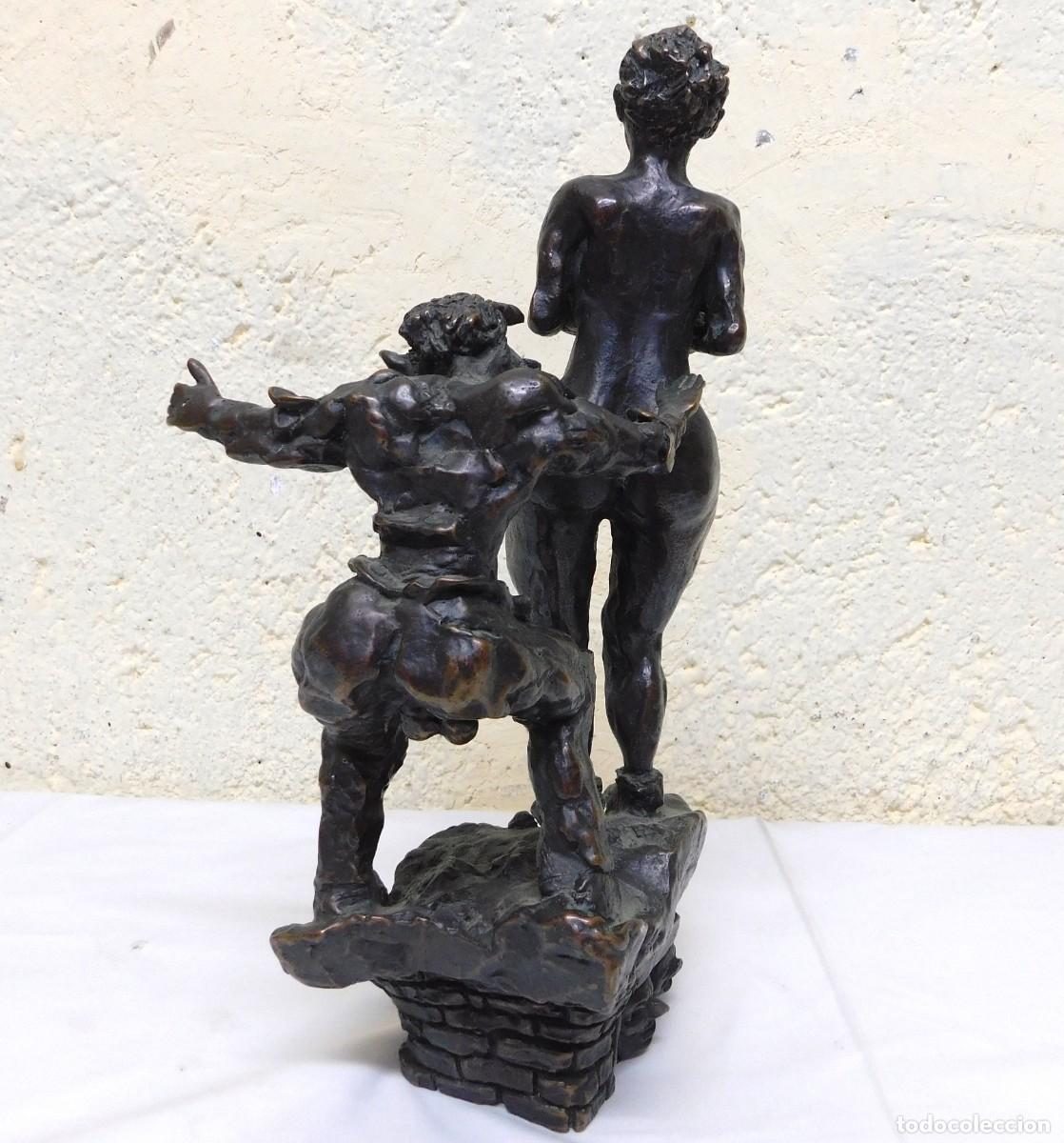 Antig&uuml;edades: ESCULTURA DE BRONCE - SIMEONI - Foto 6