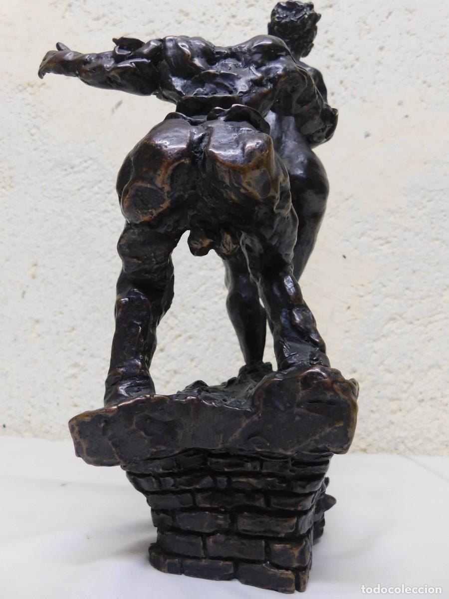 Antig&uuml;edades: ESCULTURA DE BRONCE - SIMEONI - Foto 12