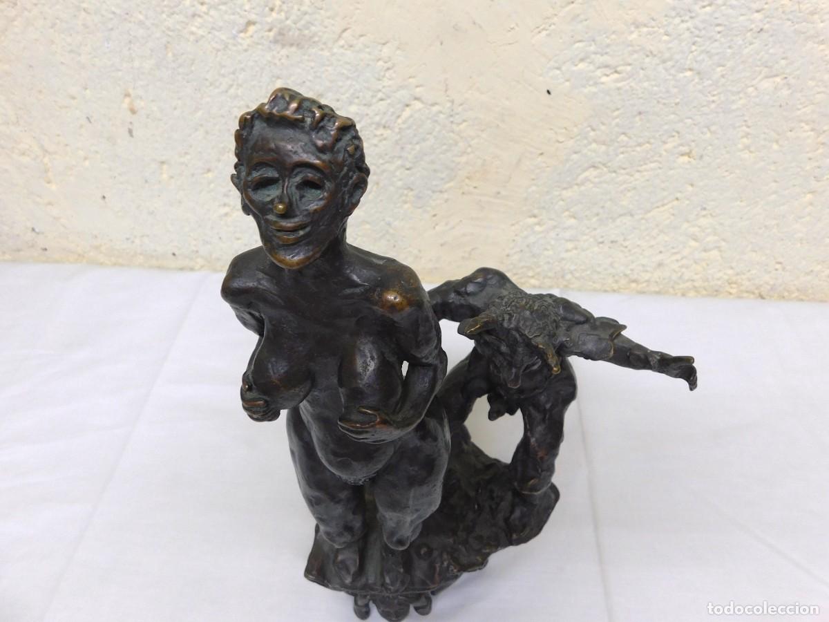 Antig&uuml;edades: ESCULTURA DE BRONCE - SIMEONI - Foto 13