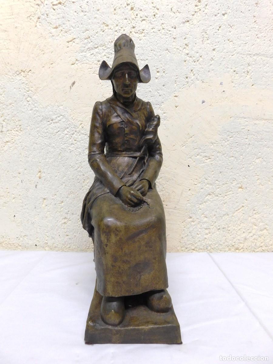 Antig&uuml;edades: ESCULTURA DE BRONCE - EUGENE LEGUELT - Foto 1