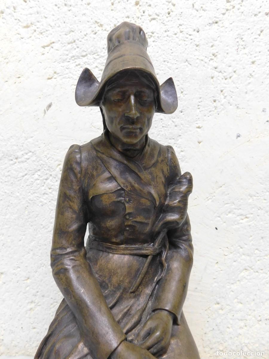 Antig&uuml;edades: ESCULTURA DE BRONCE - EUGENE LEGUELT - Foto 2