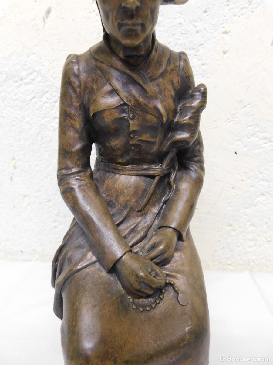 Antig&uuml;edades: ESCULTURA DE BRONCE - EUGENE LEGUELT - Foto 4