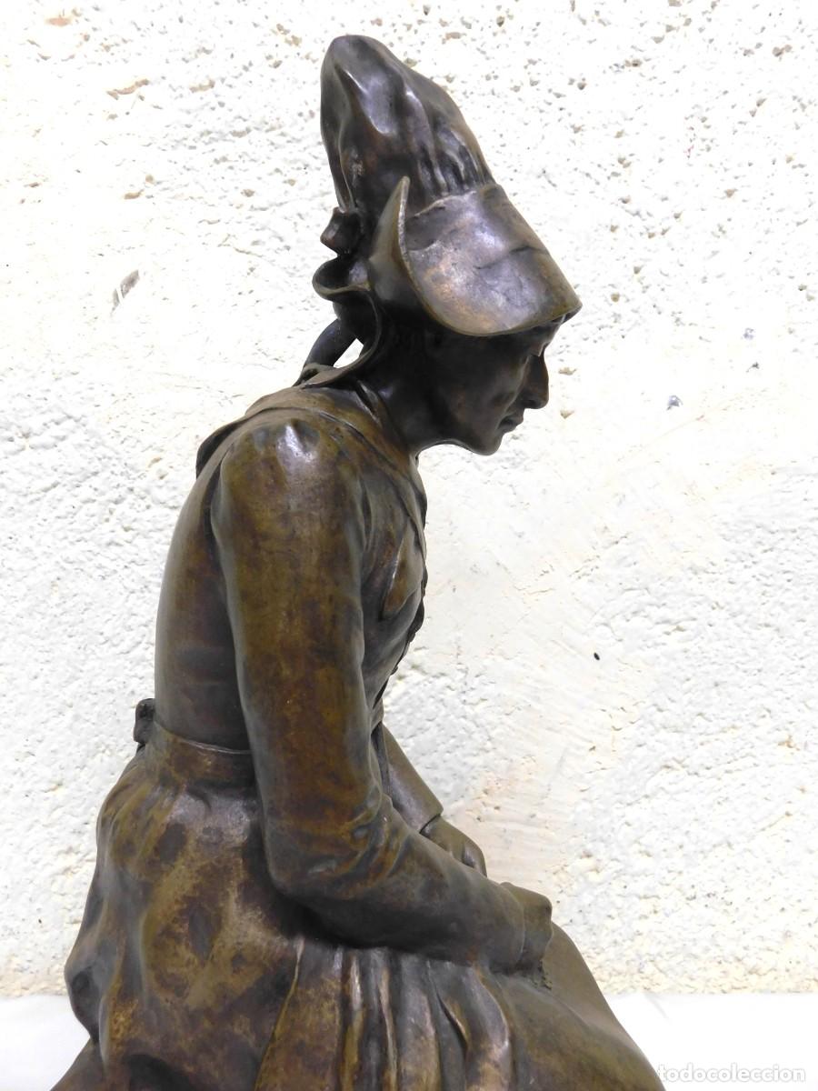 Antig&uuml;edades: ESCULTURA DE BRONCE - EUGENE LEGUELT - Foto 6