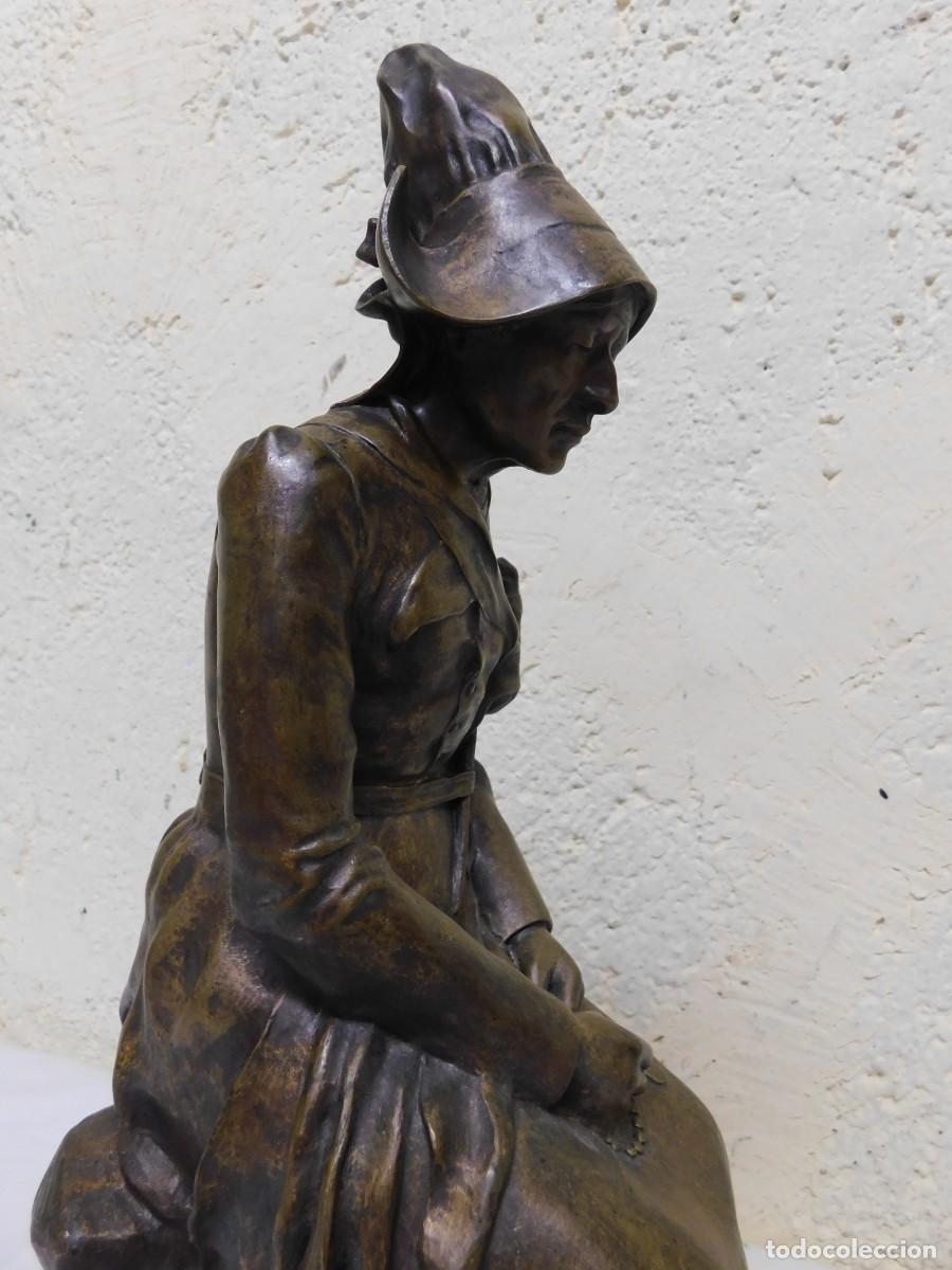 Antig&uuml;edades: ESCULTURA DE BRONCE - EUGENE LEGUELT - Foto 8