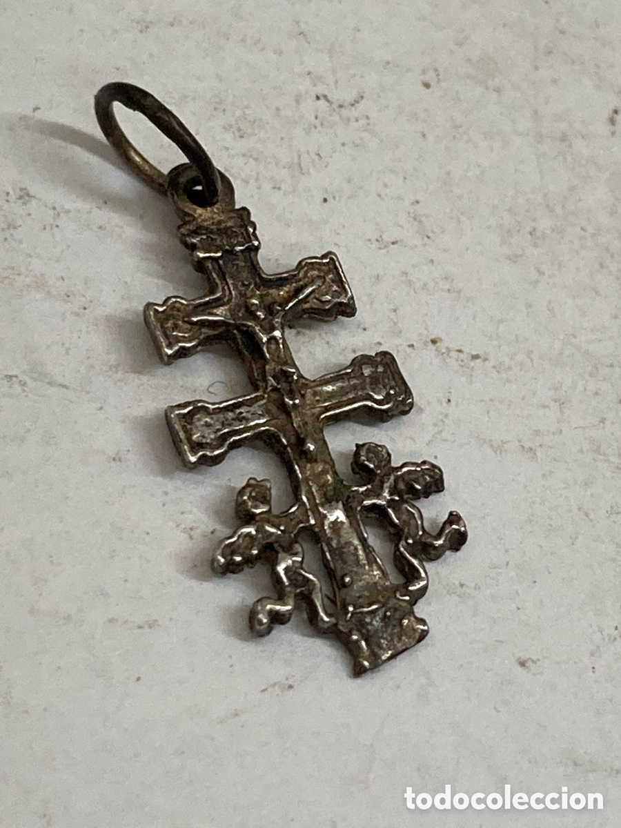 Antig&uuml;edades: Cruz de plata religioso C317 - Foto 1