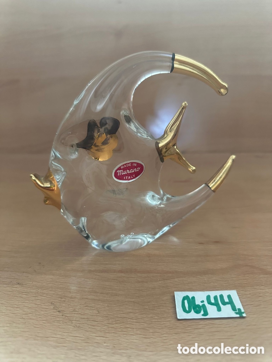 Antig&uuml;edades: Pez de cristal de Murano Italia - Foto 2