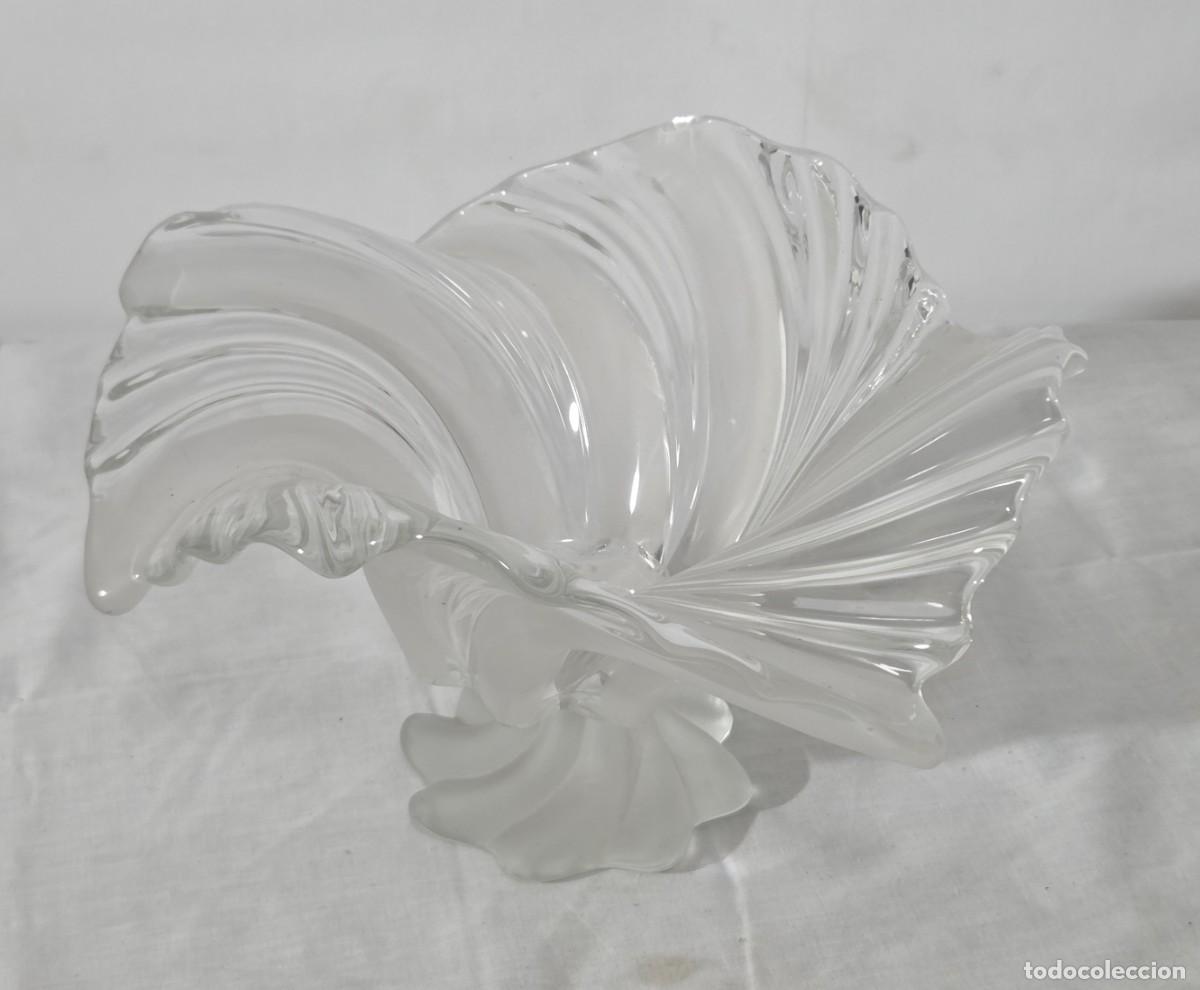 Antig&uuml;edades: Centro de mesa de cristal - Foto 2