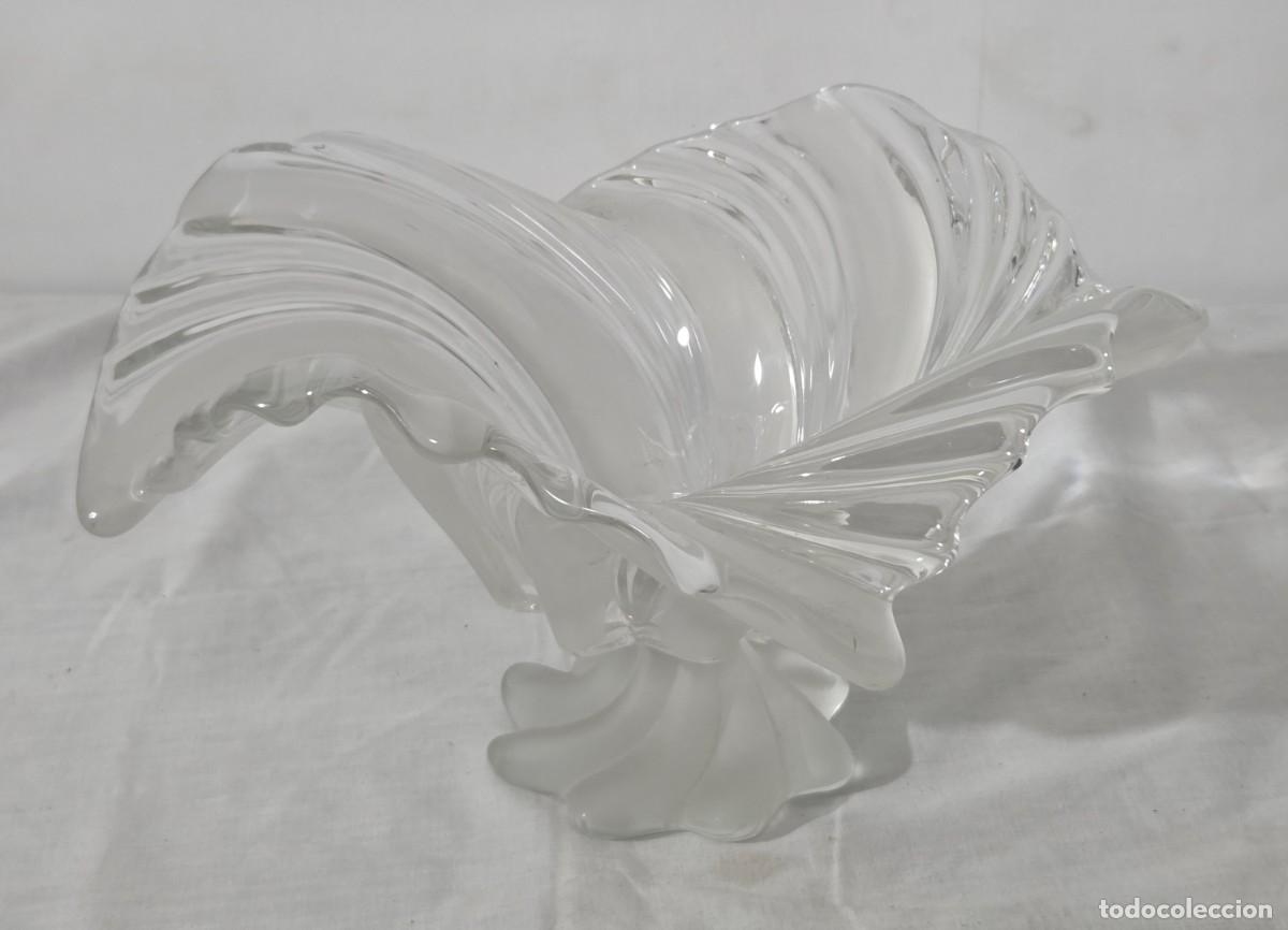 Antig&uuml;edades: Centro de mesa de cristal - Foto 3