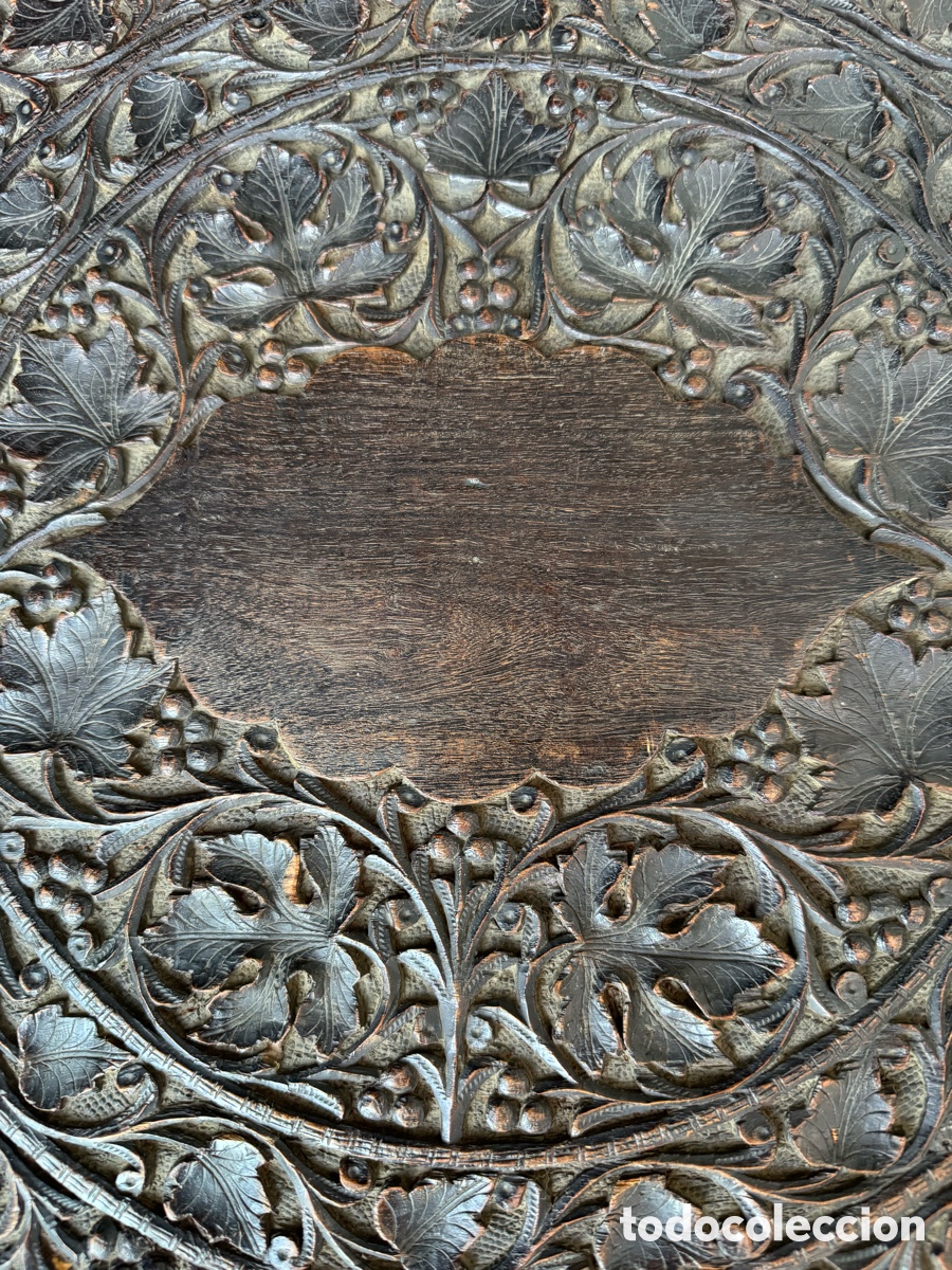 Antig&uuml;edades: Mesa de t&eacute; colonial plegable inglesa - Foto 5