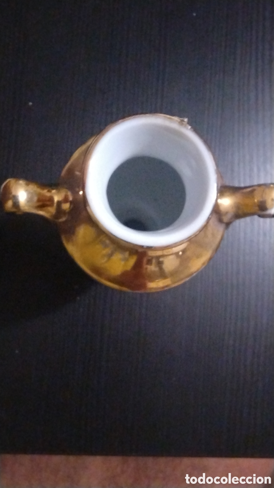 Antig&uuml;edades: Jarr&oacute;n dorado Samba made in Spain - Foto 4