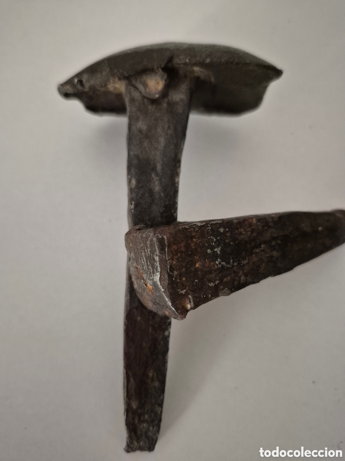Antig&uuml;edades: Dos elements de ferro rustics - Foto 5