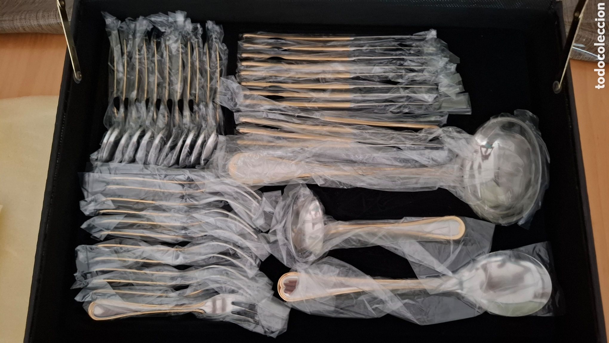 Antig&uuml;edades: CUBERTER&Iacute;A PLATA Y ORO CRC - Foto 3