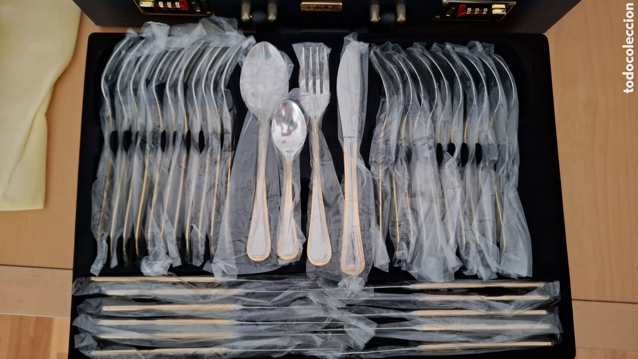 Antig&uuml;edades: CUBERTER&Iacute;A PLATA Y ORO CRC - Foto 4