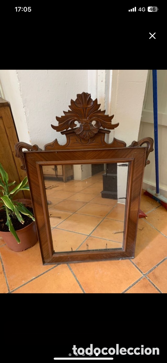 Antig&uuml;edades: Espejo grande alfonsino - Foto 1
