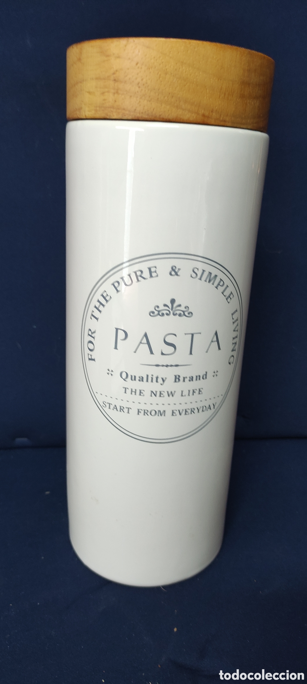Antig&uuml;edades: Tarro de cer&aacute;mica para pasta - Foto 2