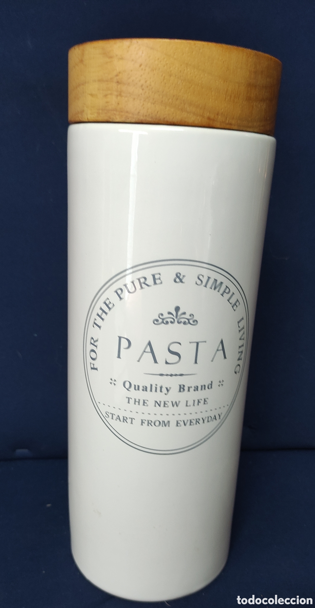 Antig&uuml;edades: Tarro de cer&aacute;mica para pasta - Foto 1