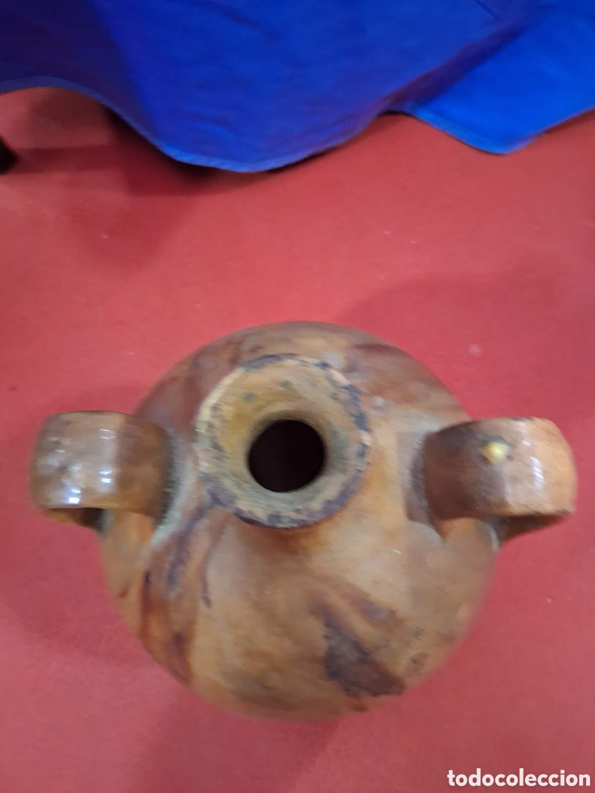 Antig&uuml;edades: Recipiente de aguardiente en cer&aacute;mica - Foto 2