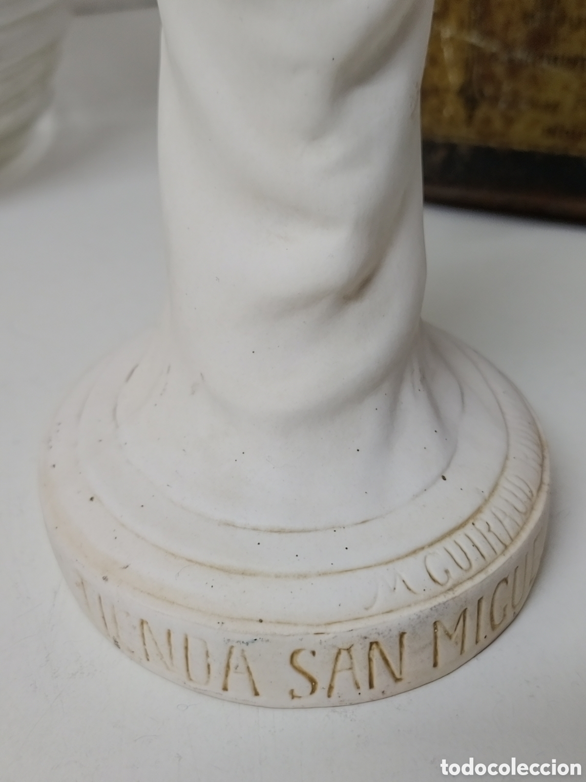 Antig&uuml;edades: Biscocho Figura Dama Belle Epoque - Foto 5