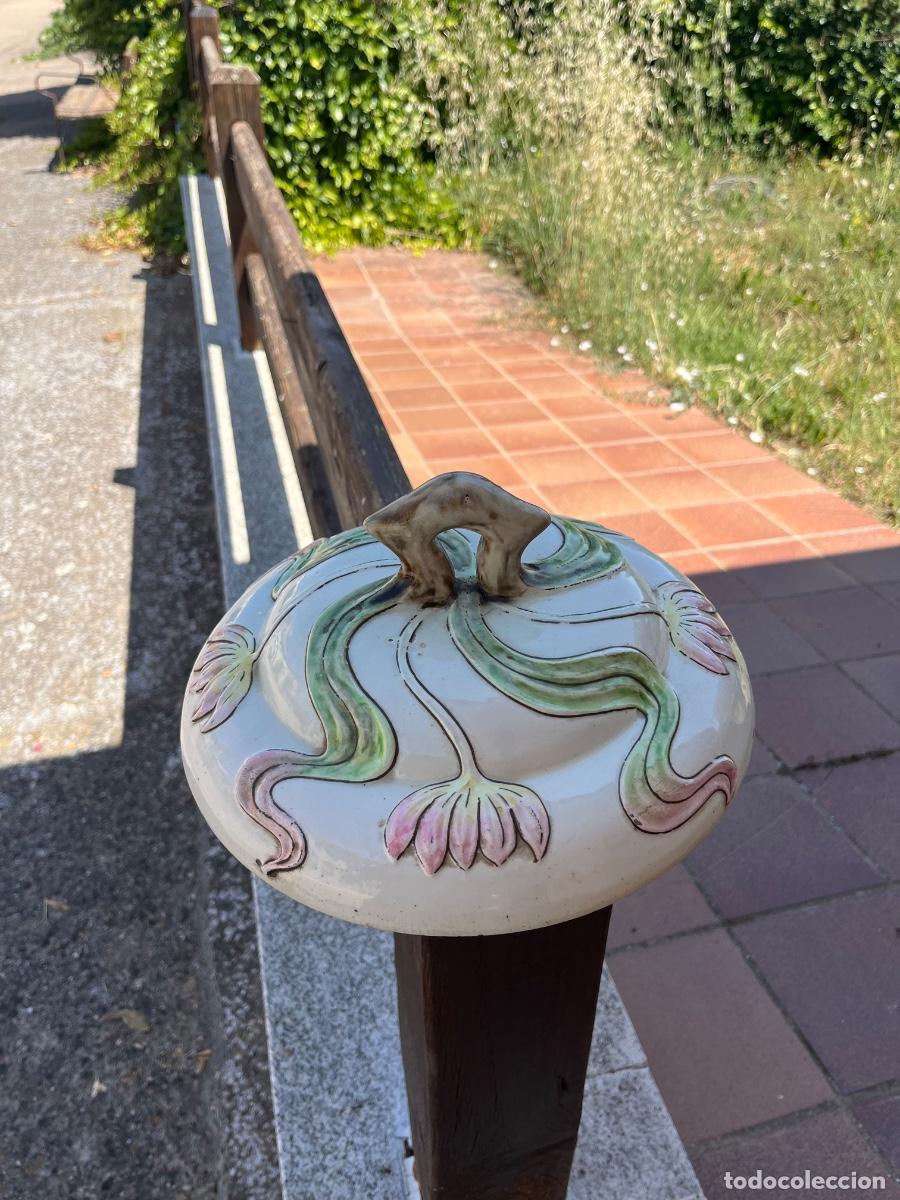 Antig&uuml;edades: Art- Deco, tapadera, ceramica - Foto 3