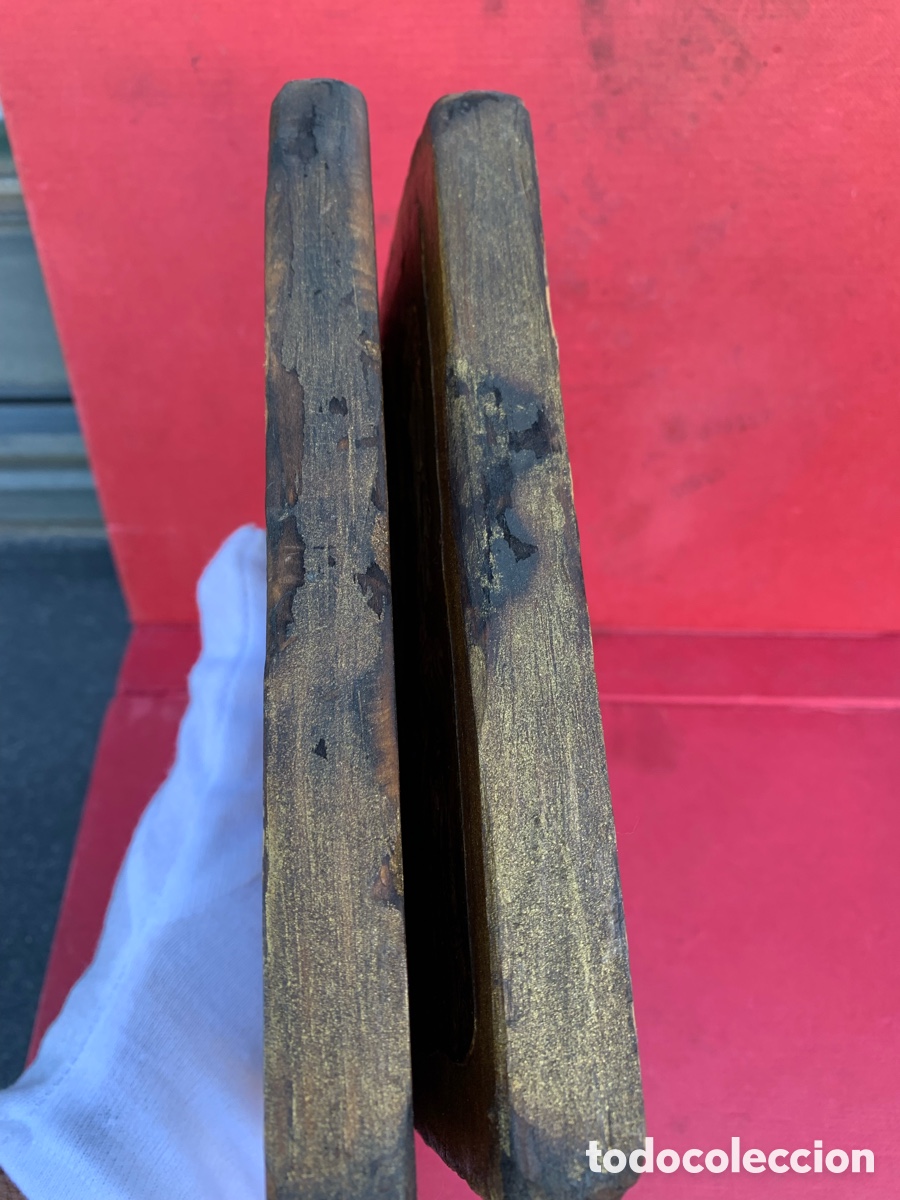 Antig&uuml;edades: ICONO RELIGIOSO ANTIGUO SOBRE MADERA - Foto 10