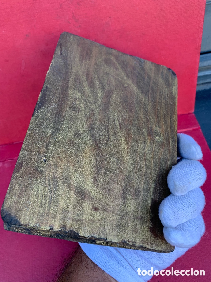 Antig&uuml;edades: ICONO RELIGIOSO ANTIGUO SOBRE MADERA - Foto 11