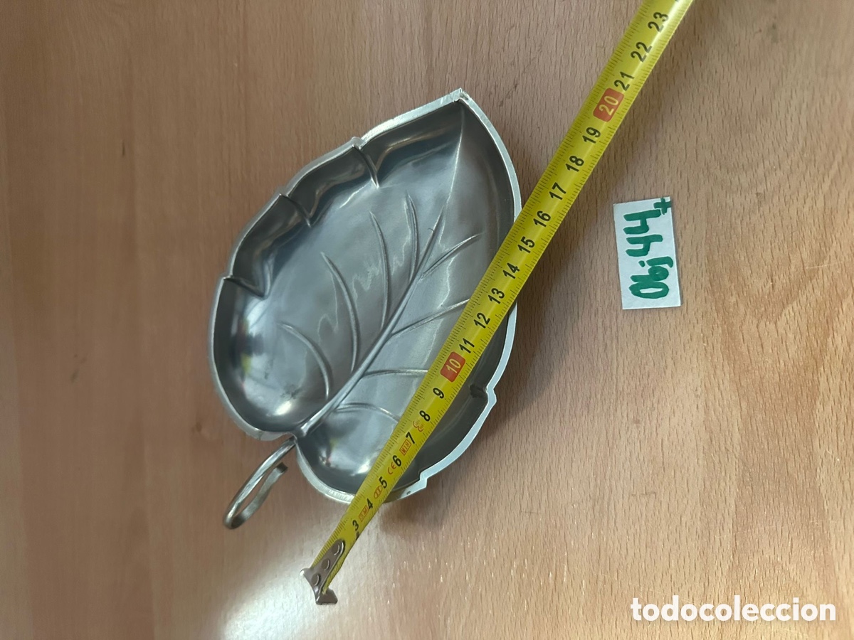 Antig&uuml;edades: Hoja de alpaca plateada - Foto 2