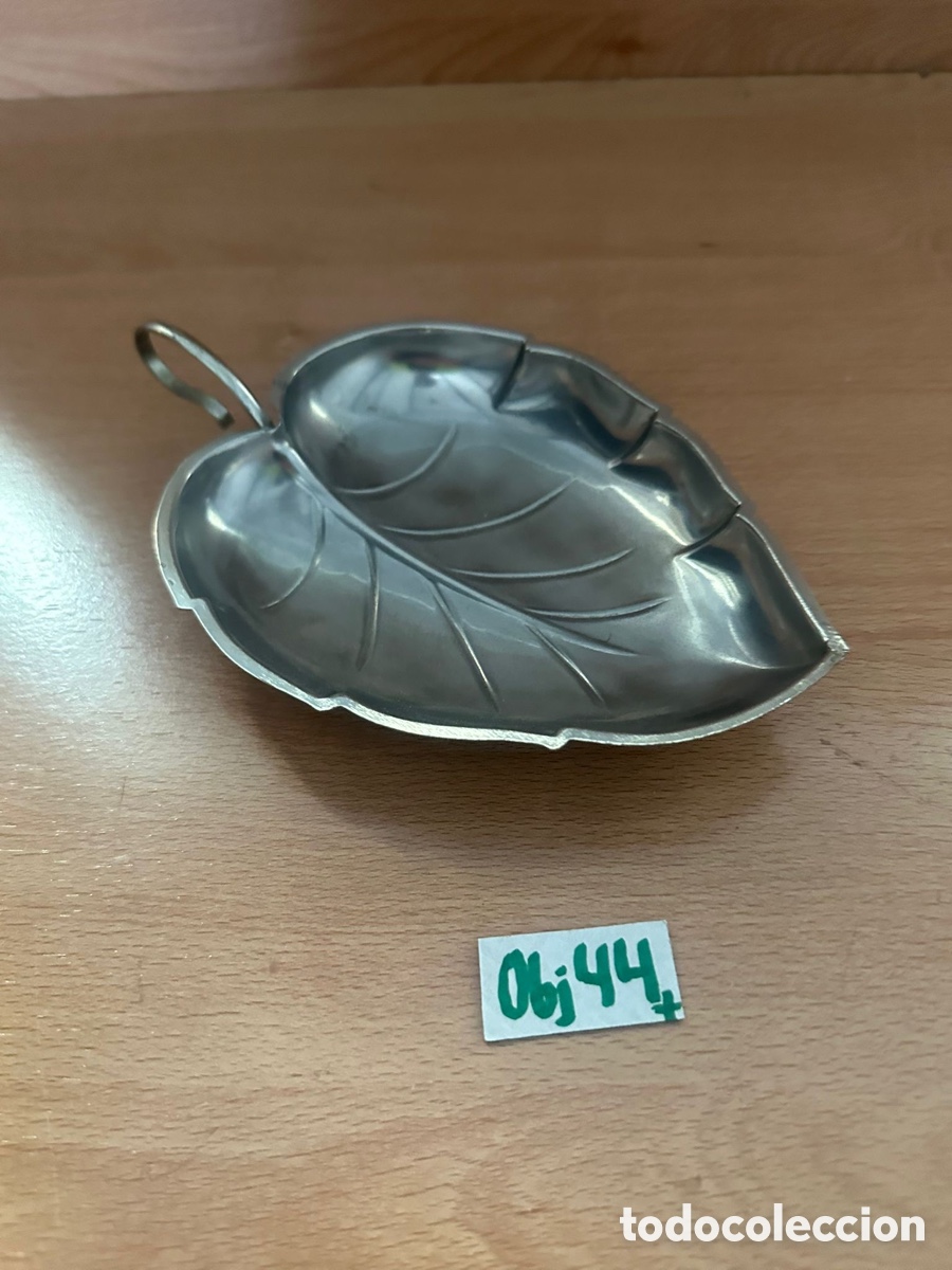 Antig&uuml;edades: Hoja de alpaca plateada - Foto 1
