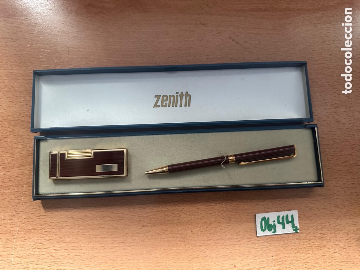 Antig&uuml;edades: Conjunto de boli y mechero vintage - Foto 1