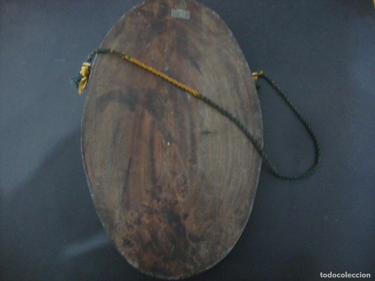Antig&uuml;edades: ANTIGUO BENDITERO CRUCIFIJO BRONCE MADERA - Foto 6