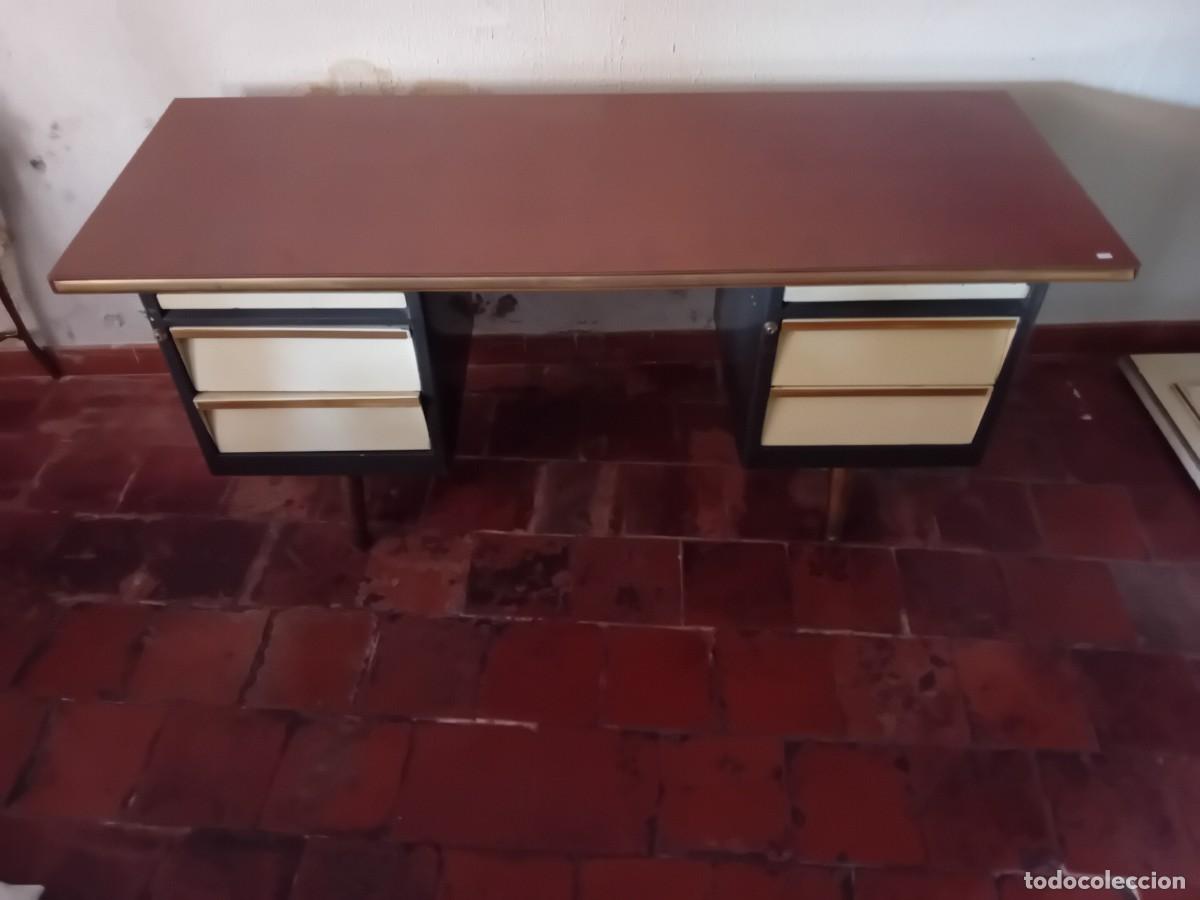Antig&uuml;edades: Mesa vintage de hierro d&eacute;cada de los 50 - Foto 2