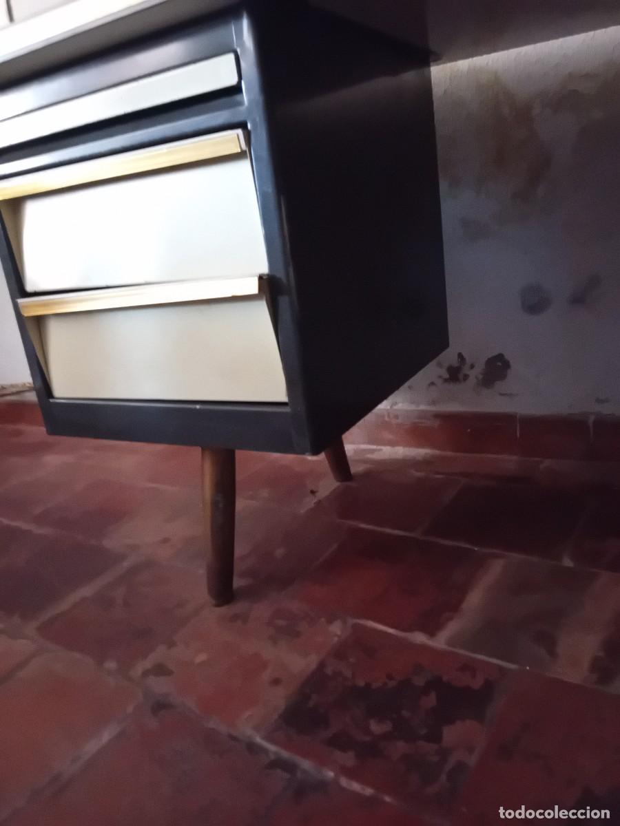 Antig&uuml;edades: Mesa vintage de hierro d&eacute;cada de los 50 - Foto 12