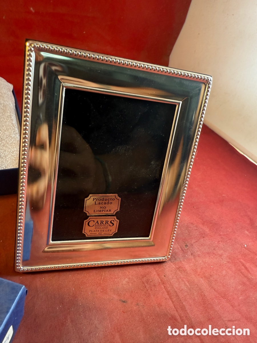 Antig&uuml;edades: Portafotos plata CARRS - Foto 2