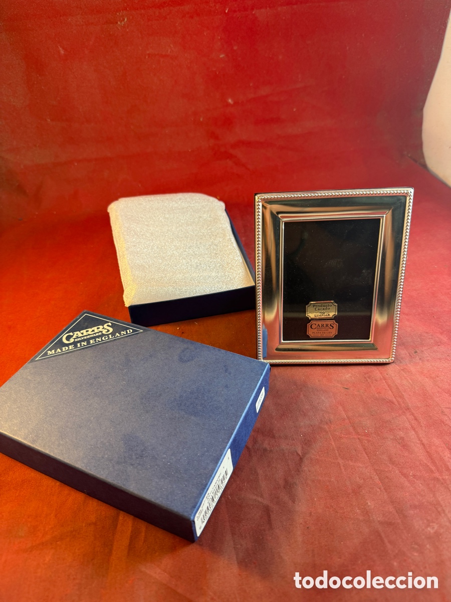 Antig&uuml;edades: Portafotos plata CARRS - Foto 1