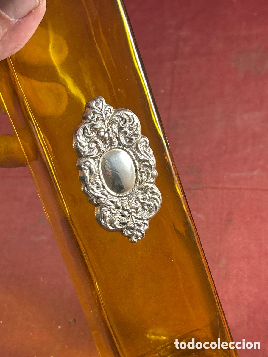 Antig&uuml;edades: BOTELLA CON DECORACIONES DE PLATA - Foto 4