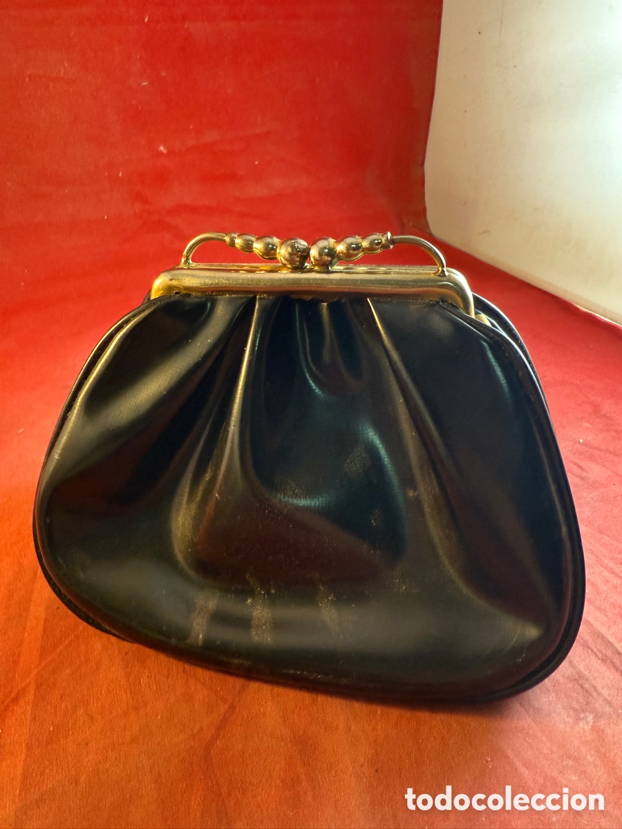 Antig&uuml;edades: Antiguo bolso de piel - Foto 2