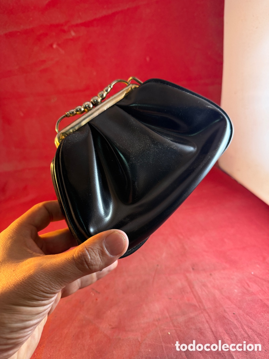 Antig&uuml;edades: Antiguo bolso de piel - Foto 4
