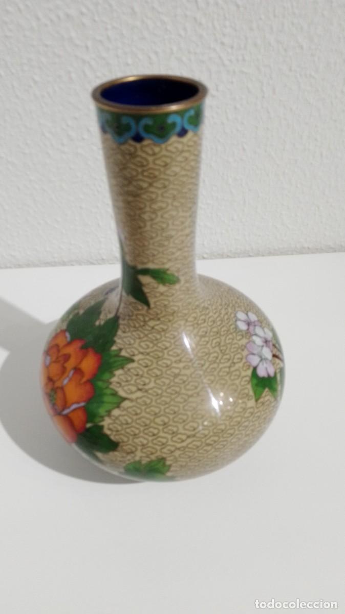 Antig&uuml;edades: JARRON CHINO CLOISSONE ESMALTADO1 - Foto 4