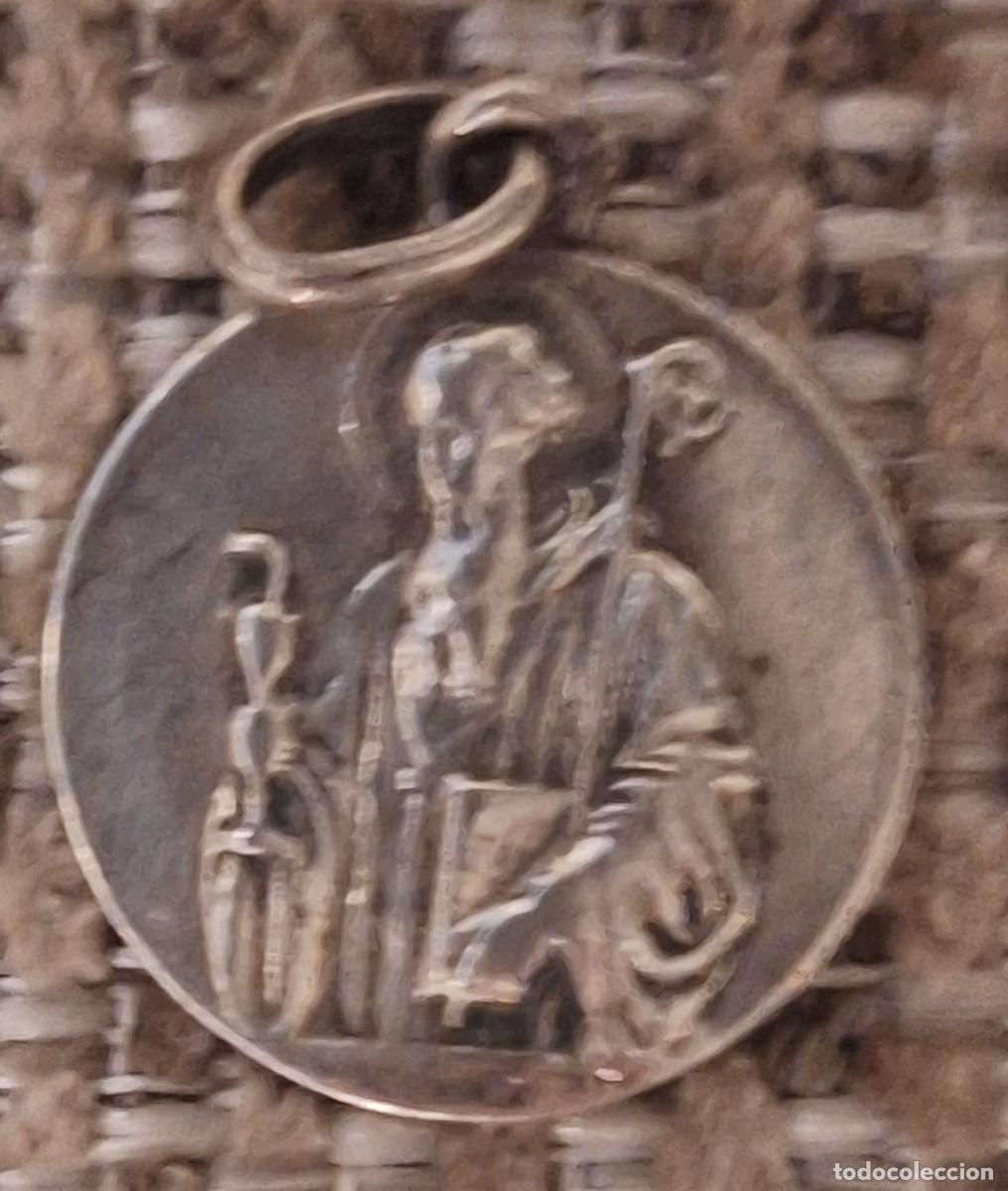 Antig&uuml;edades: Medalla de San Benito en plata - doble cara - - Foto 1