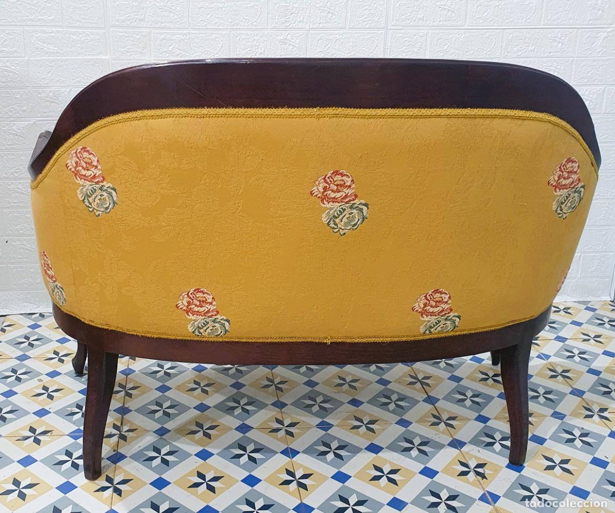 Antig&uuml;edades: Sofa de dos plazas estilo Luis XV - Foto 4