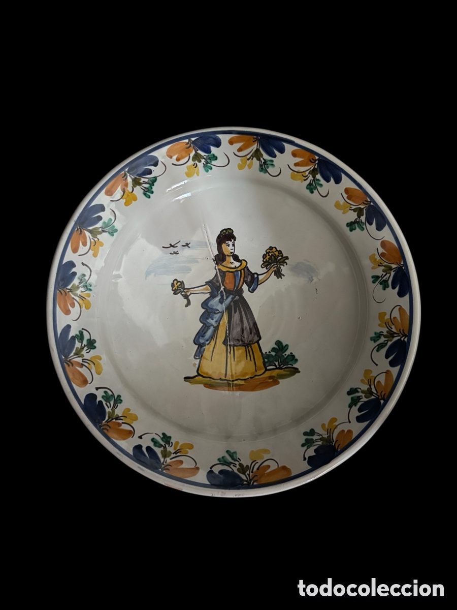 Antig&uuml;edades: Plato decorativo. Vintage. - Foto 1